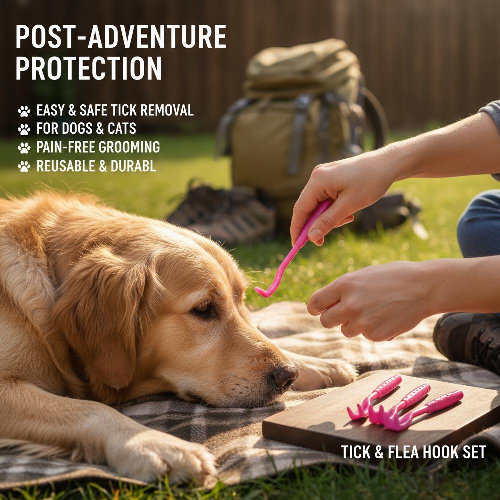Pet Supplies First - Профессиональный набор пинцетов для удаления блох
