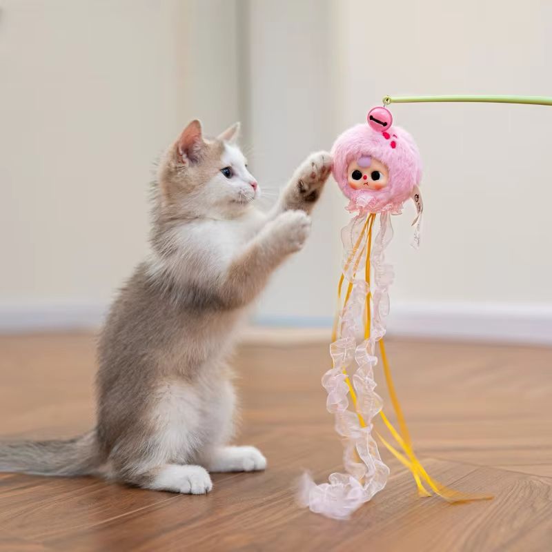 Новая детская палочка с тремя  – обзор и цена Interactive Cat Toy