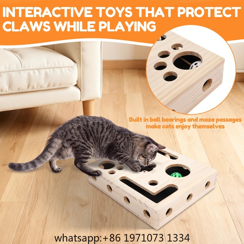 Игрушка-бокс для кошек с пилко – обзор и цена Interactive Cat Toy
